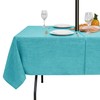 LUSHVIDA Outdoor Tablecloth with Umbrella Hole - Patio Table Cloth