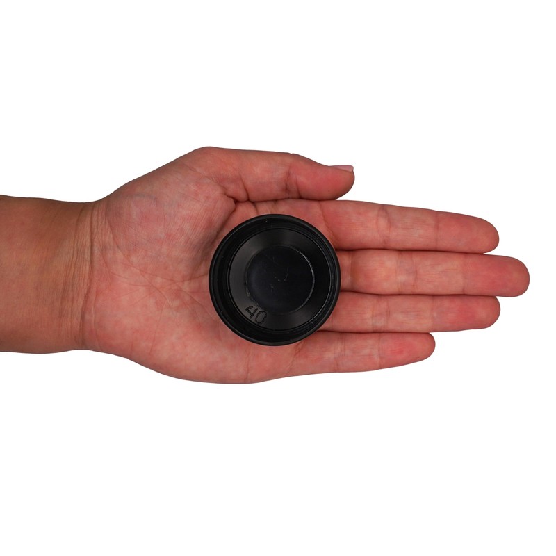 SKIR'CO Pack of 6 Fence Post Caps Round 40 mm