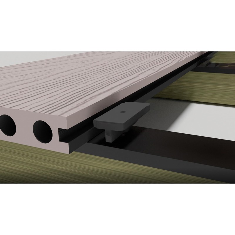 YOUTU WPC Clips, WPC/BPC Flooring Hidden Fixing Spacer Clip -