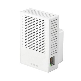 Elecom WTC-C1167GC-W WiFi Wireless LAN Repeater, 11ac 867+300Mbps, Equipped with Away Home Mode, High Power Type, White