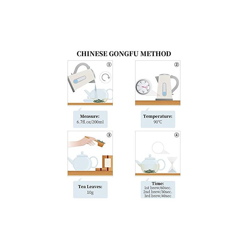 TenFu's TEA AnXi TieGuanYin Oolong Tea-Tieh Kwan Yin - WuLong