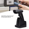 Barcode Scanner 2.4G USB2.0 Ergonomic Stable Accurate Plug and Play