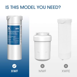 MARRIOTTO XWF Water Filter, Replacement for GE XWF, XWF Genuine Ge Refrigerator Compatible with GE French-door - 1 Pack