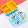 Zawadi Global Cocomelon Kids Childrens Multi Compartment Rectangular School Travel