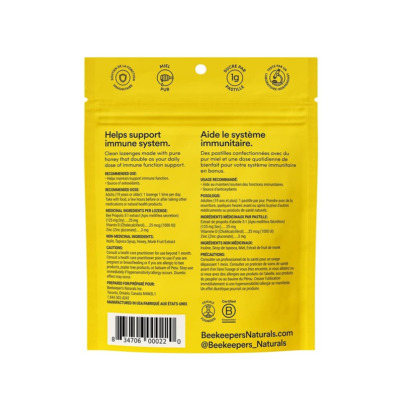Soothing Honey Cough Drops - Immune Support with Vitamin D,