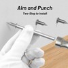 100 Pcs Double Head Skirting Thread Seamless Nail - Double