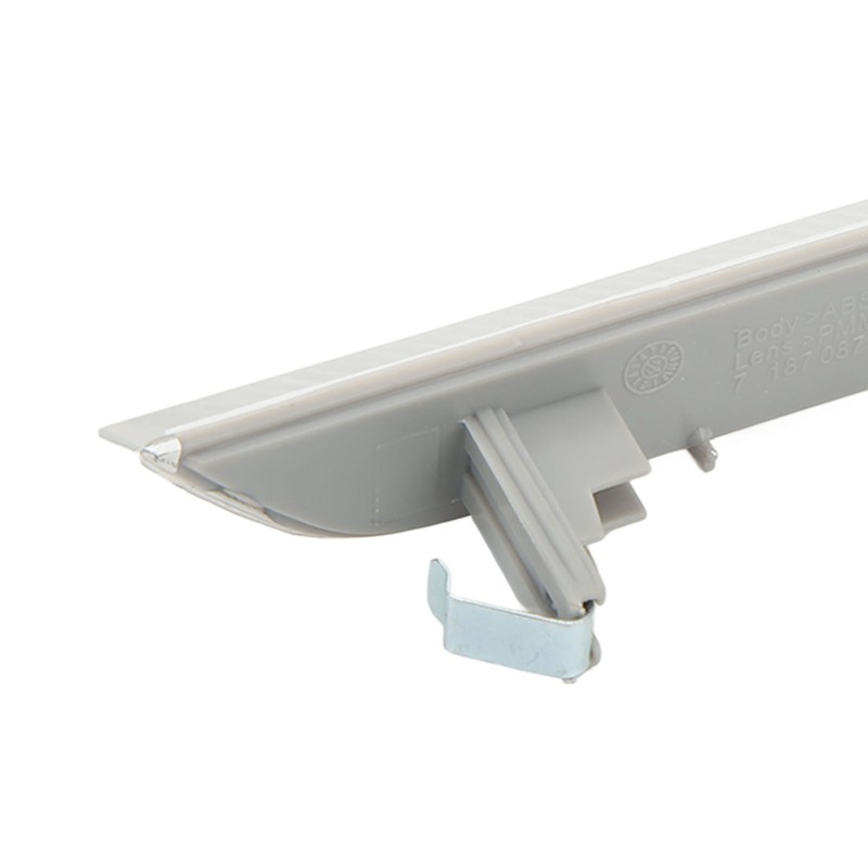 Front Bumper Reflector Clear White Improve Car Visibility Side Marker
