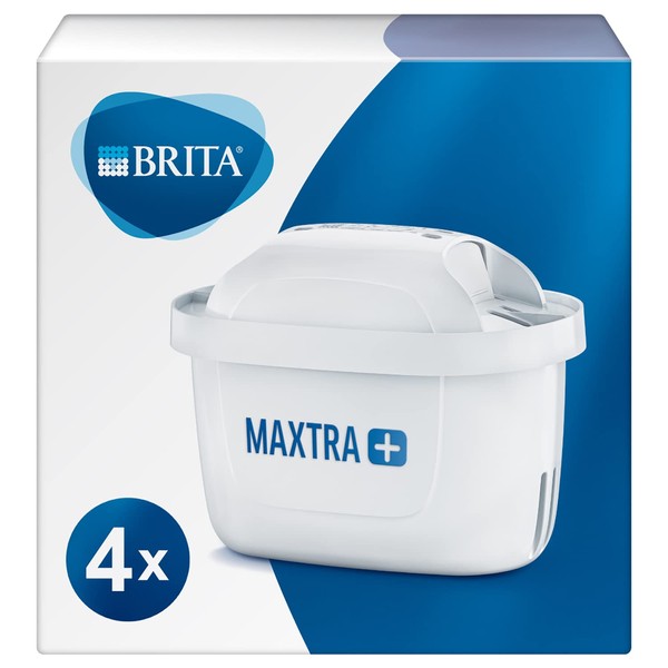 BRITA MAXTRA+ Water Filter Cartridges - Pack of 4 (EU Version),4 Count (Pack of 1), White