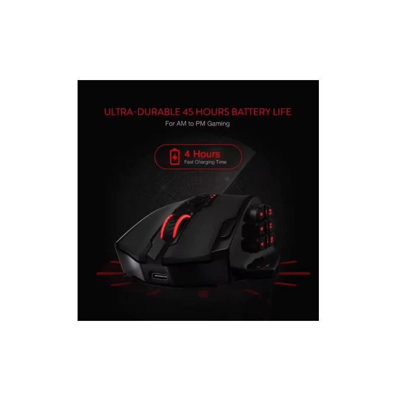 Redragon M913 16000 DPI RGB Wireless Gaming Mouse with 16