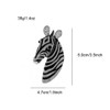 Zebra Head Brooch Pins for Women, African Zebra Brooch Pin,