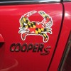 Maryland Flag Crab Shaped Magnet!!!