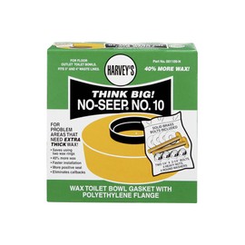 Harveys Toilet Bowl Gasket with Wax & Flange Polyethylene