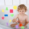 AYNKH 30 Pcs Foam Bath Animals And Vehicles And Graphics