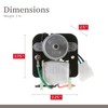 Parts Master Replacement for GE Refrigerator Condensor Fan Motor -
