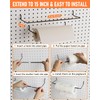 INCLY 276PCS Extra Thick 1/4" Pegboard Accessories Organizer Kit, Heavy
