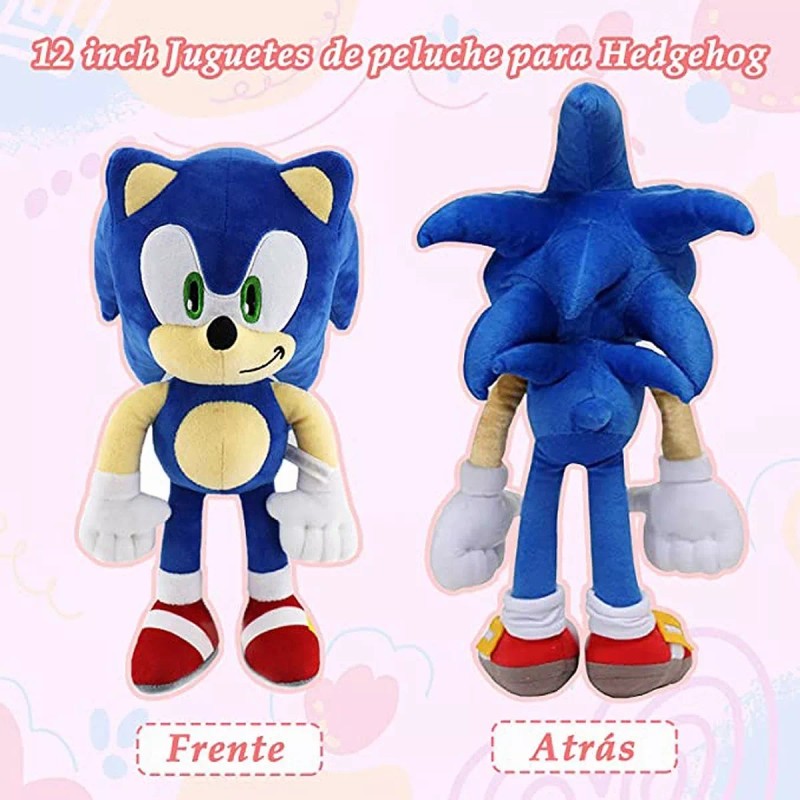 Wskik Peluches Sonic 30cm Alto Cumpleaños Perfecto Navidad Regalo