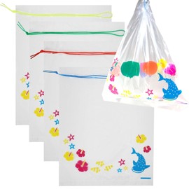 Okima Goldfish Bags, 40 Sheets (4 Colors + All Colors) Goldfish Scoop, Super Bowl, Tropical Style, Festival, 5.5 x 7.1 inches (14 x 18 cm) (4 Colors, 40 Sheets)