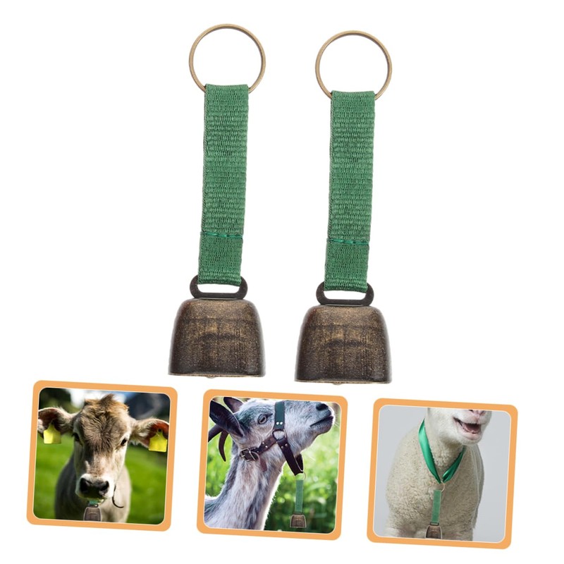 CORHAD 2pcs Bear Bells for Hiking Camping Metal Camping Bell