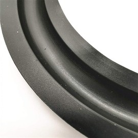 GINIOUFORCE 2 Pack 6 inch Speaker Foam Surround Repair Kit, 156mm Perforated Rubber Edge Rings Replacement Parts Speaker Repair DIY Speaker Surround Repair 6" Rubber Edge Replacement