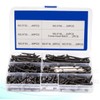 Baluue 282pcs Siding Nail High Strength Metal Screws Head Box