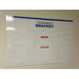 Copy King Reusable Dry Erase 32-Team Tournament Bracket Poster 24x36