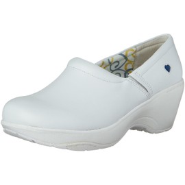 Nurse Mates Women's Bryar, White, 7 D - Wide