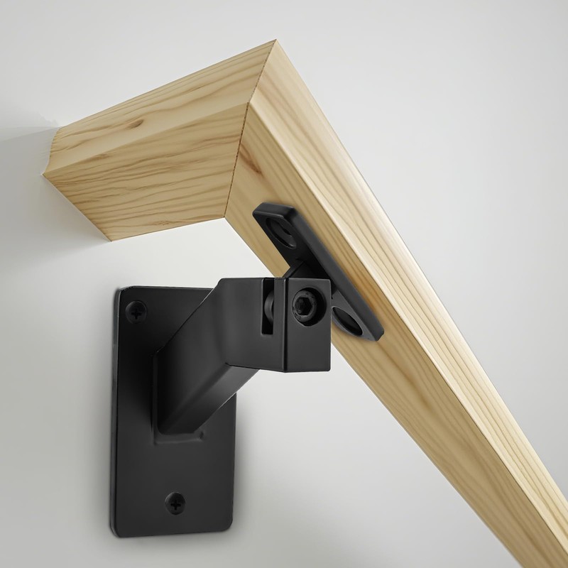 Patioer Adjustable Handrail Brackets, Heavy Duty Stair Railing Brackets for