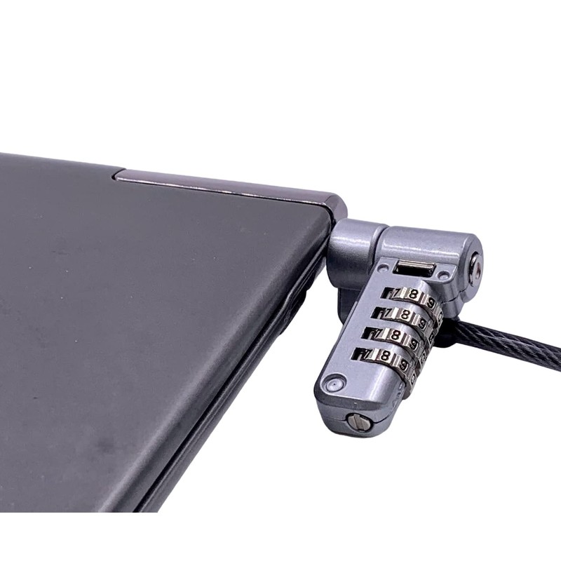 Bosvision Desktop/Laptop Security Cable Lock, for 3 Security Slots (K