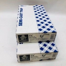 DEARBORN LOT OF 2  DEARBORN 507-1 - 1¼" SEMI-CAST P-TRAP