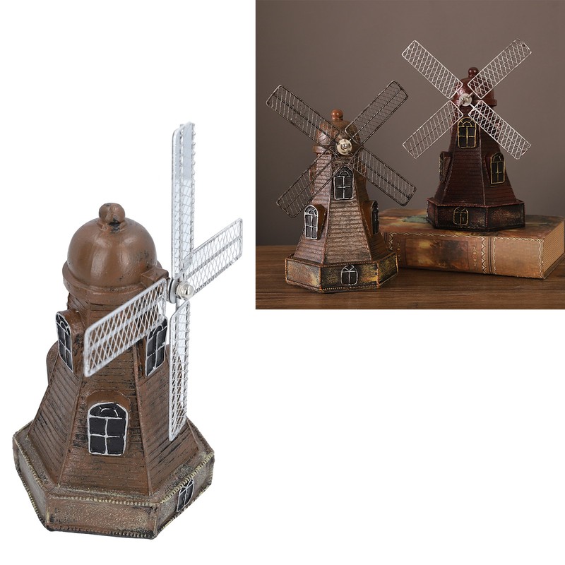 Windmill Decoration Handmade Fine Detail Windmill Ornament for Living Room