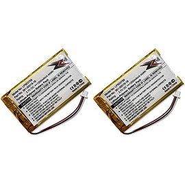 2-Pack ZZcell Battery for Garmin 361-00019-16, 361-00019-12, Garmin Nuvi 1300, 1340T Pro, 1350, 1350T, 1370, 1370T, 1375T, 1390, 1390T, 1490 (2)