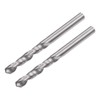sourcing map Solid Carbide Drill Bits, 3.5mm C2/K20 Tungsten Carbide