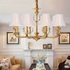 6Pcs European Style Lampshade Cloth Lamp Shade Chandelier Wall Light