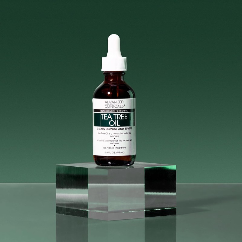 Advanced Clinicals 1.8oz Tea Tree Oil for Redness and Bumps.â€¦