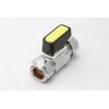 Team Controls Mini Gas Lever Ball Valve 10mm Gas Approved