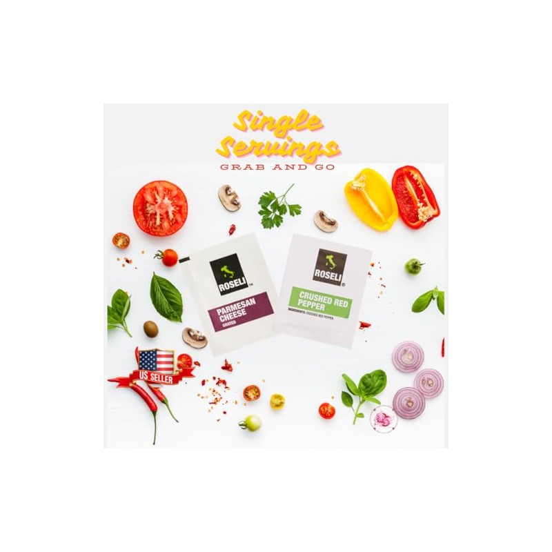 Parmesan Cheese & Crushed Red Pepper Packets | 100 Count