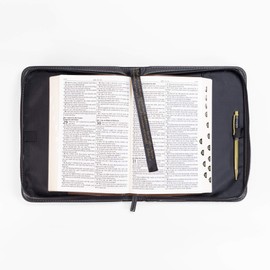 Divinity Boutique Bible Business Report Cover (25723), Black and Gold Tone, 11 x 8