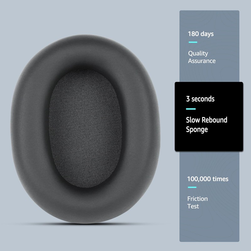 Wzsipod Replacement Ear Pads for Sony WH-1000XM5 – Premium PU