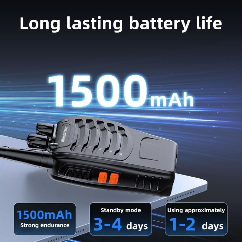 BF-888S Portable Handheld transceiver Walkie talkies Long Range Rechargeable Two
