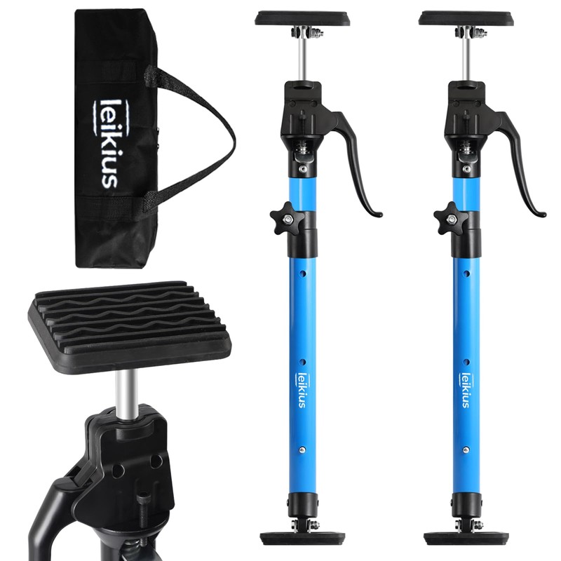 Leikius Aluminum Cabinet Jack Support Pole 2PC, 23.6-45.3 Inches Steel