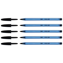 BIC Cristal Soft Ballpoint Pen Line Colour: Black Pack of 5