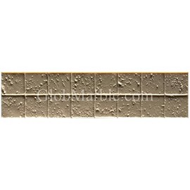 Concrete Stamp Stamp SM 6010/F, Floppy Stamp. Travertine Stone Border