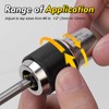 Topec Tap Socket Set, 3-Piece Extractor Tool with Adjustable Jaws-