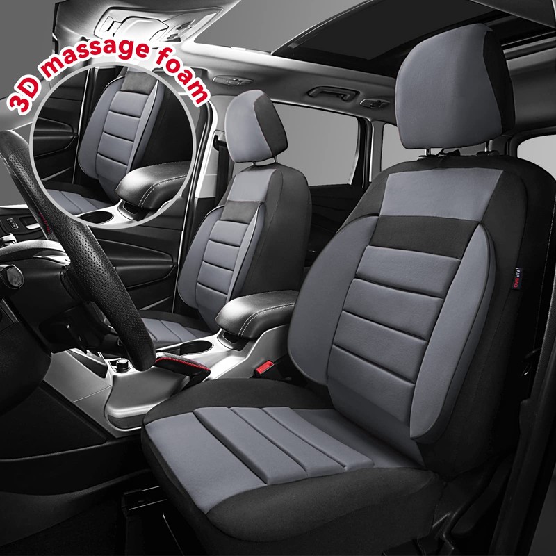 CAR PASS 3D Foam Back Support,Comfortable&Breathable& All Season Universal fit