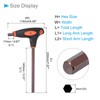CoCud T-Handle Hex Key, 8mm Hex, S2 Steel Metric T-Key