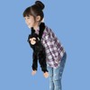 ArtCreativity Black Hanging Chimpanzee Plush Toy, 19 Inch Stuffed Chimpanzee