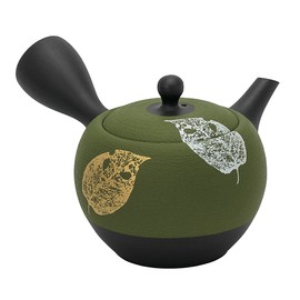 Chubu Burn 9 – 145 昭 萌 No. 17 Green Round nota Leaves 急須 AM – T1528