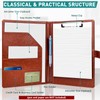 Clipboard Folder A4, Professional PU Leather Portfolio Folder, Legal Pad
