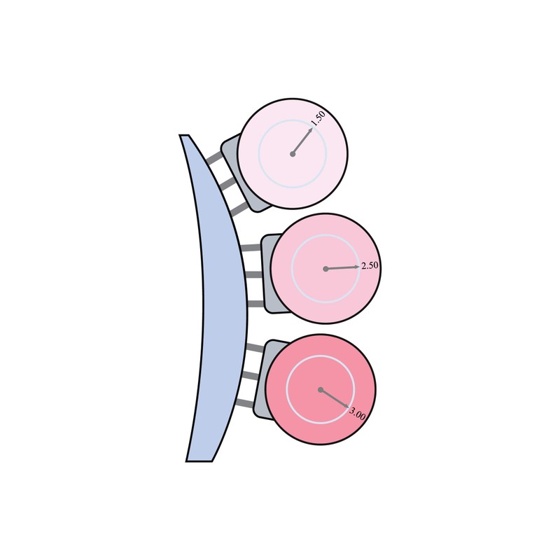 Sightline 6002 Progressive Multi Focus Reading Glasses Lightweight Semi-Rimless Gunmetal