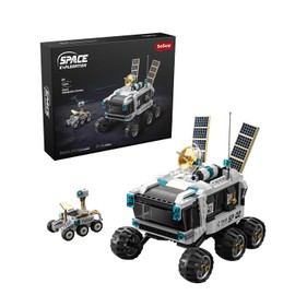 Sosuy Mars Moon Rover Building Blocks Set, STEM Educational Toys for Boys 8+, Space Exploration Vehicle with 2 Sizes of Unmanned Rovers, Solar Panels, for Kids Girls Teens and Adults